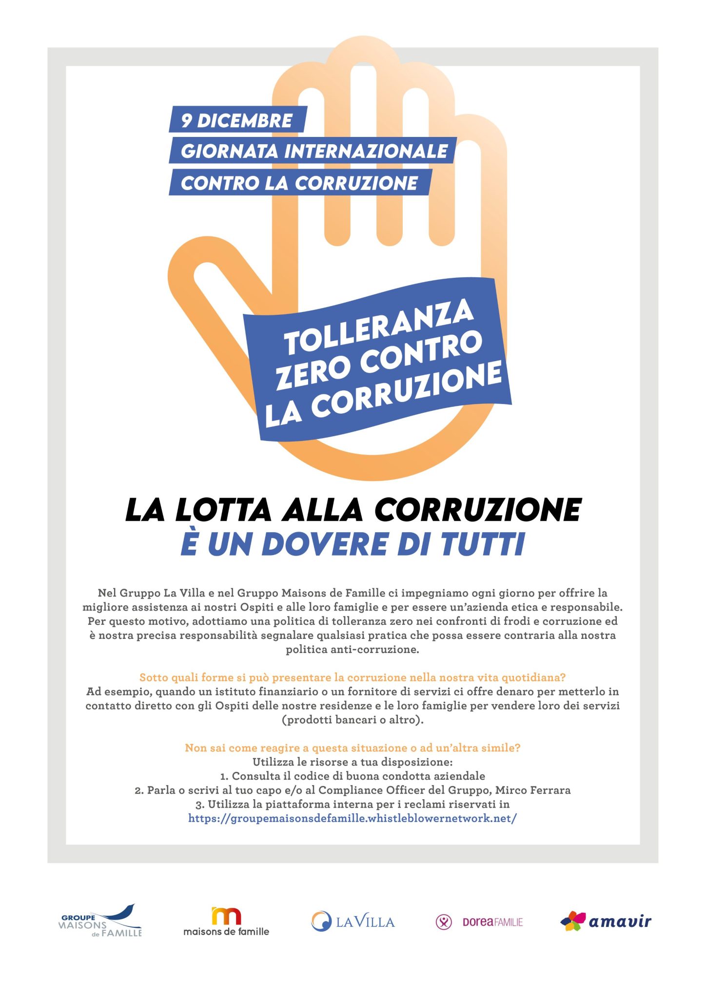 Giornata Internazionale Contro La Corruzione L Gruppo La Villa