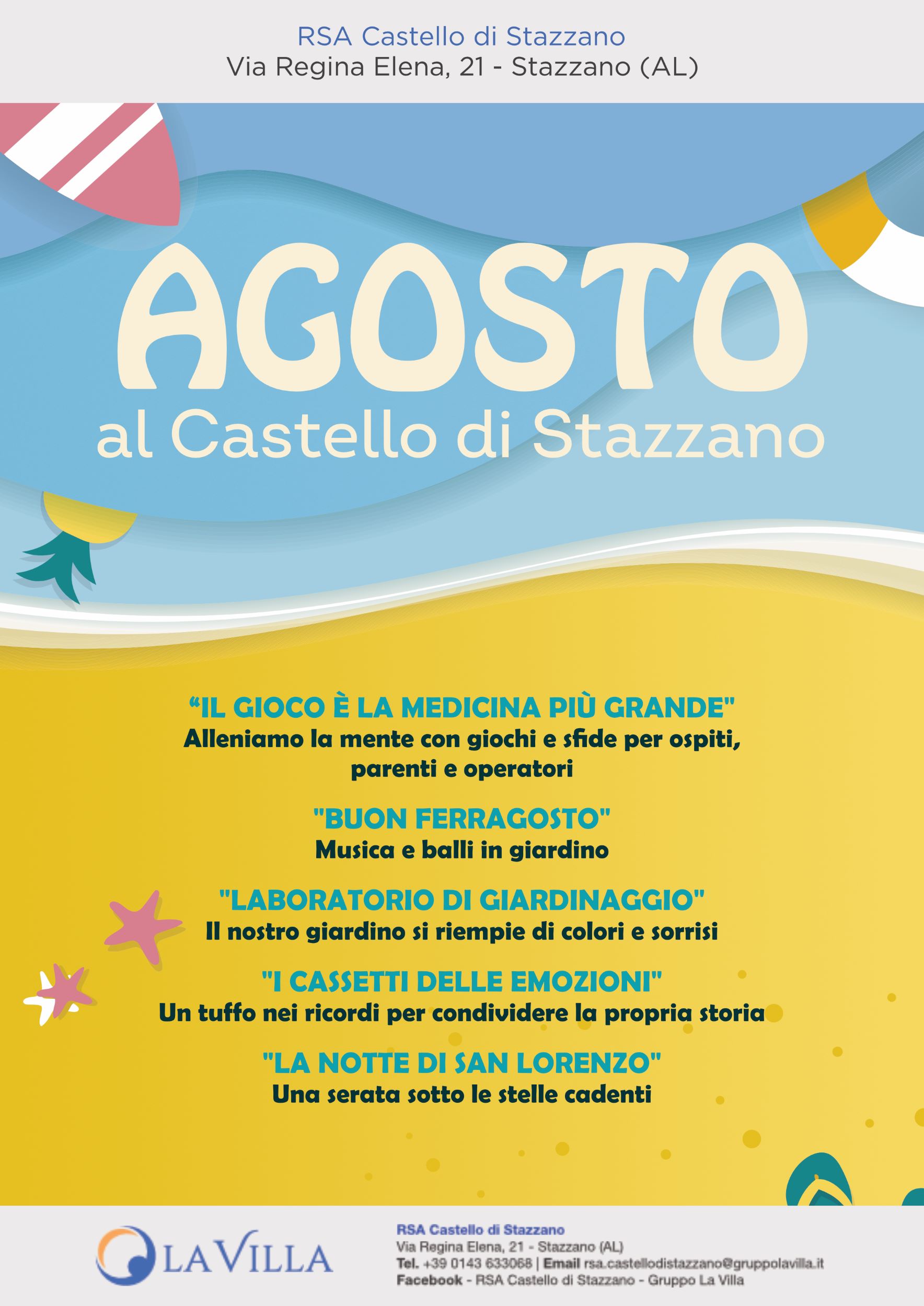 EVENTI_AGOSTO_2024_RSA Castello di Stazzano