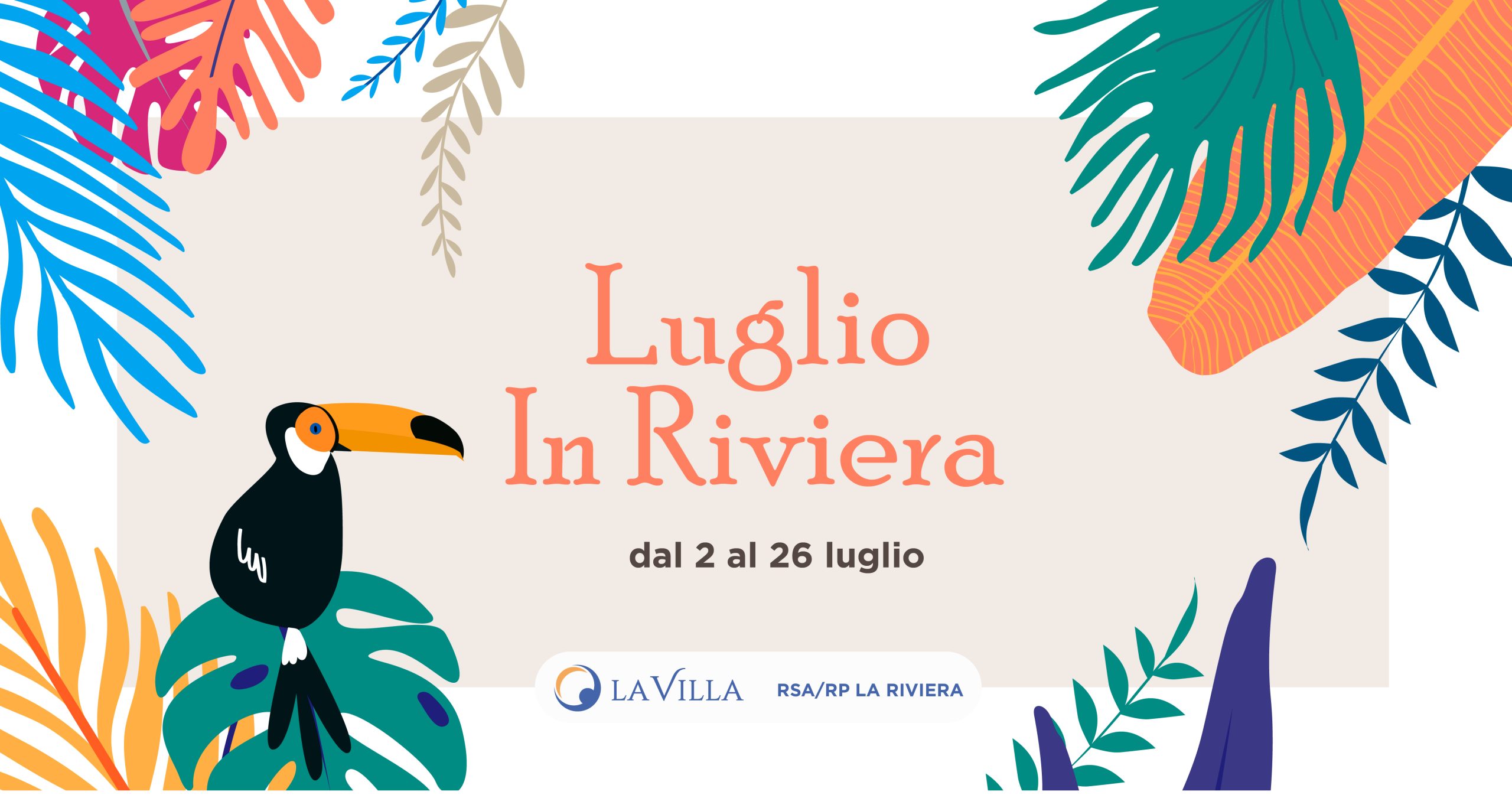 Gli eventi di luglio a RSA/RP La Riviera