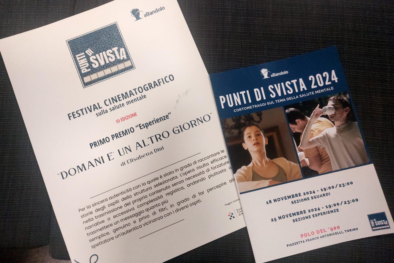 RSA Michelangelo trionfa alla terza edizione di “Punti di Svista” con il documentario Domani è un altro giorno