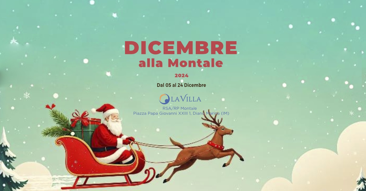 Dicembre alla Montale: il Natale a RSA/RP Montale