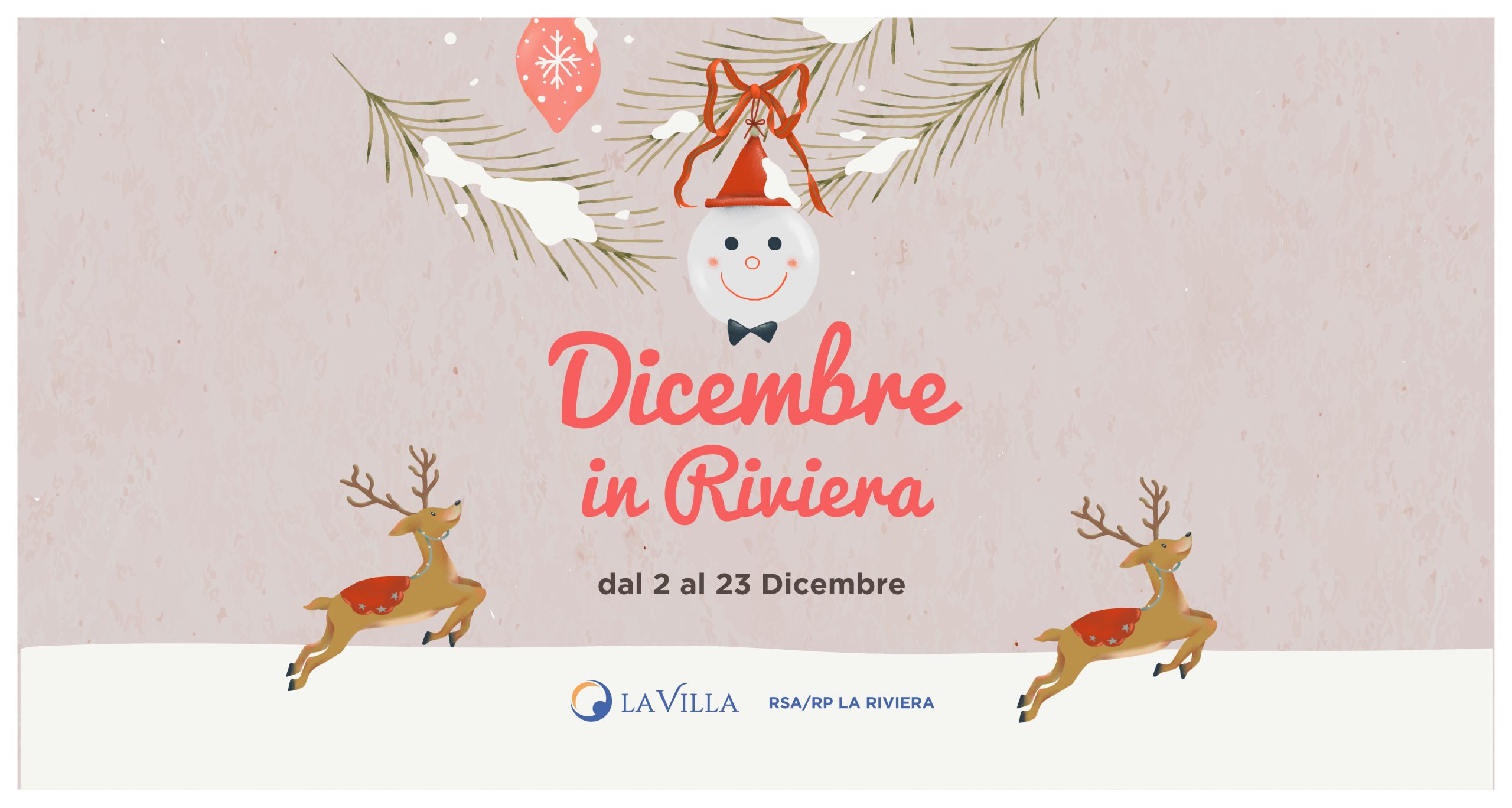 Gli eventi di dicembre a RSA/RP La Riviera