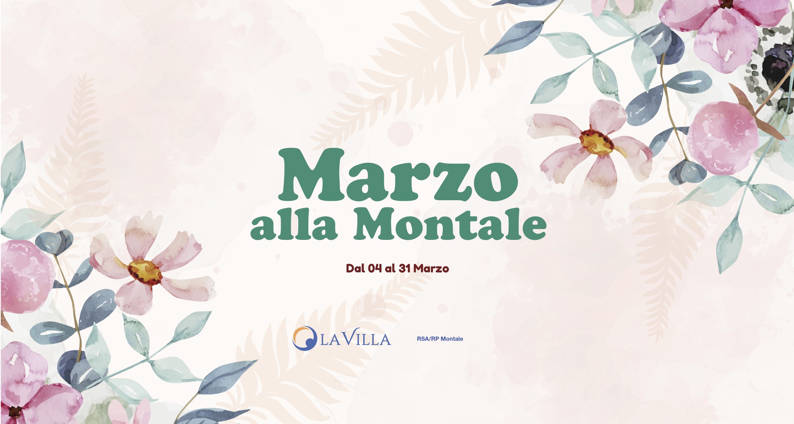 Gli appuntamenti di marzo a RSA/RP Montale di Diano Marina