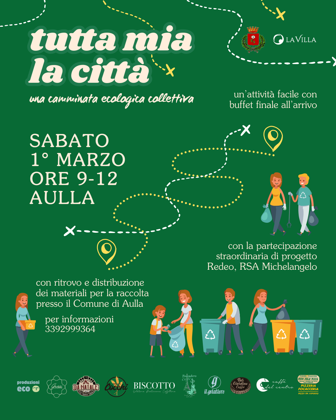 Locandina_Tutta mia la citta_Camminata ecologica Aulla Redeo_1 marzo 2025