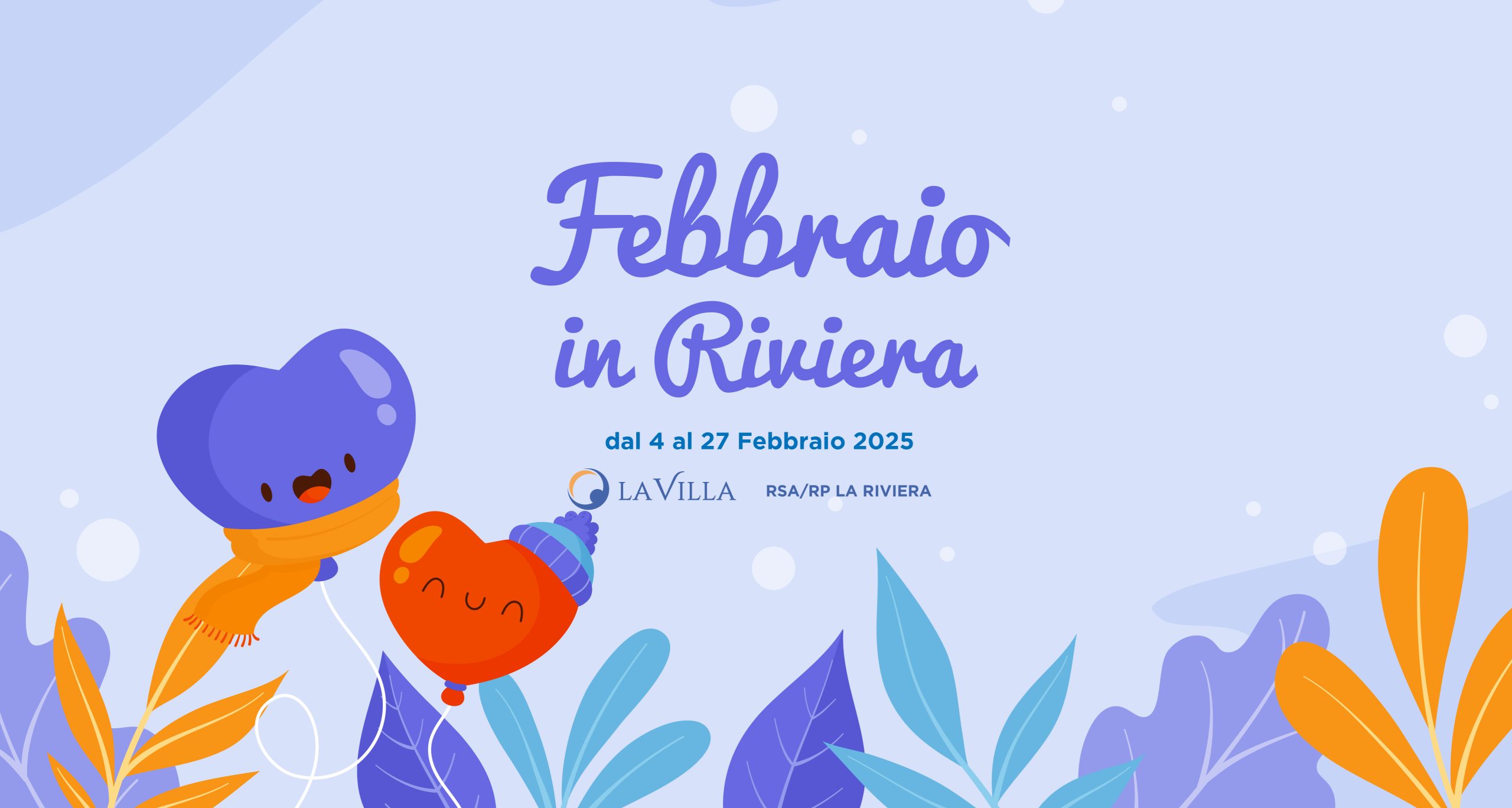 Gli eventi di febbraio a RSA/RP La Riviera